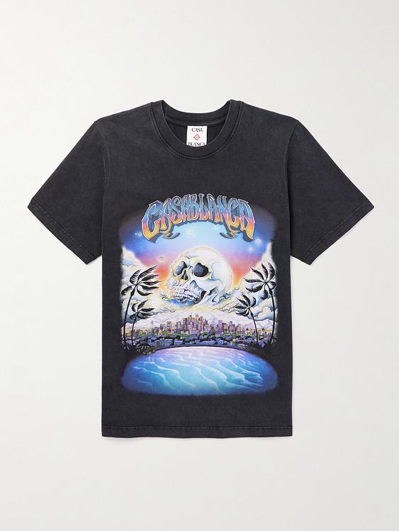 Print black t-shirt from Casablanca