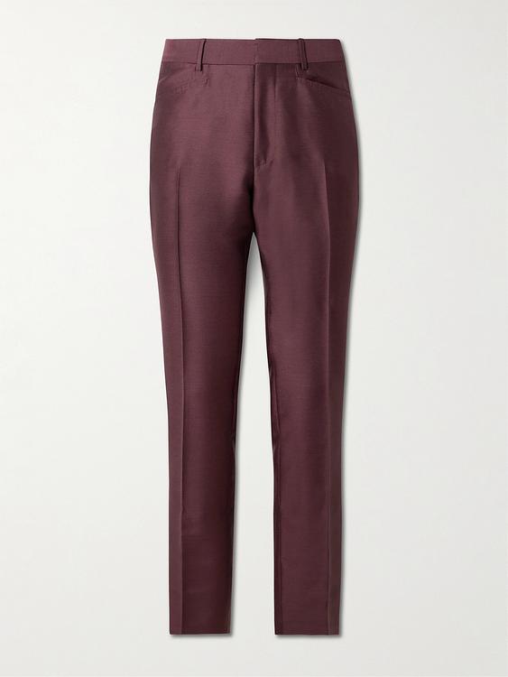 Brown formal trousers from Tom Ford