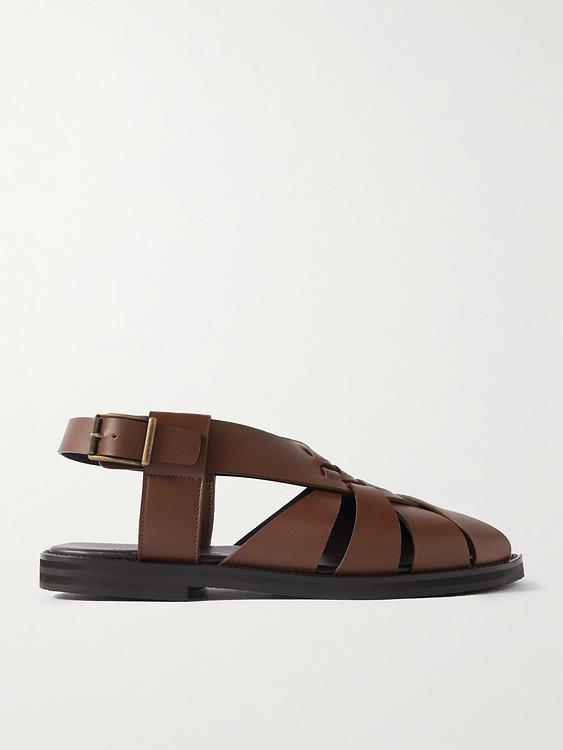 Brown sandals from Manolo Blahnik