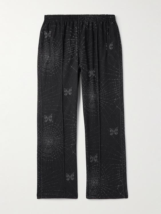 Black drawstring trousers from Needles