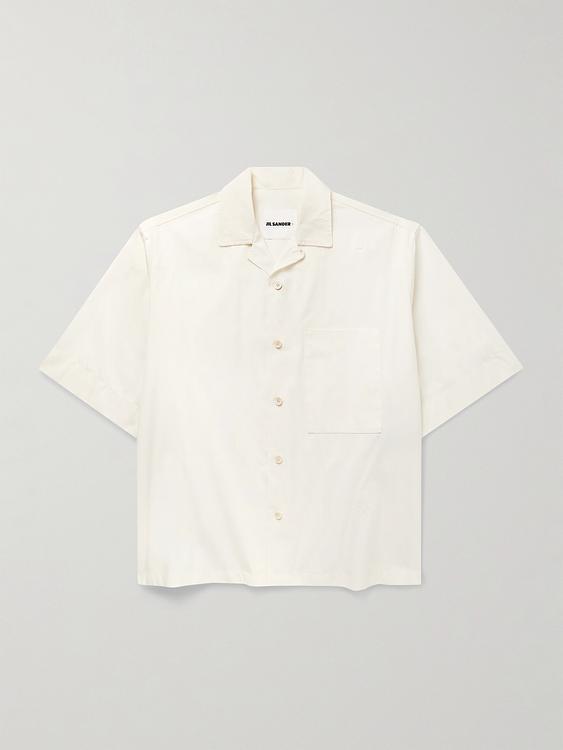 White short sleeve shirt from Jil Sander