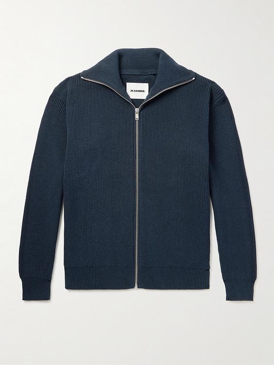 Dark grey half-zip from Jil Sander