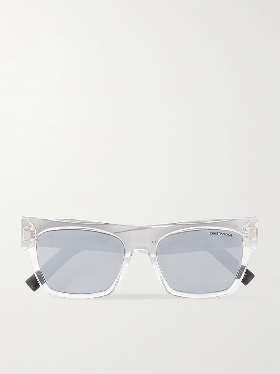 Grey d-frame sunglasses from Dior Eyewear