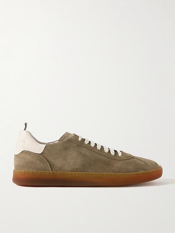 Taupe sneakers from Officine Creative