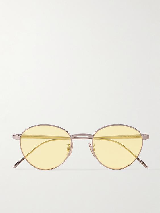 Beige d-frame sunglasses from Loewe