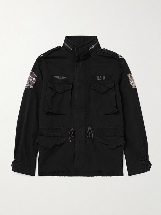 Black casual jacket from Polo Ralph Lauren