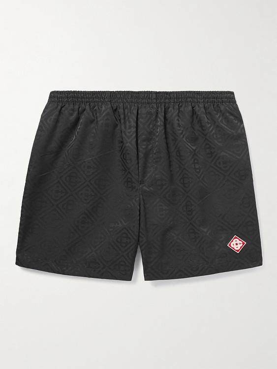 Dark grey swim shorts from Casablanca