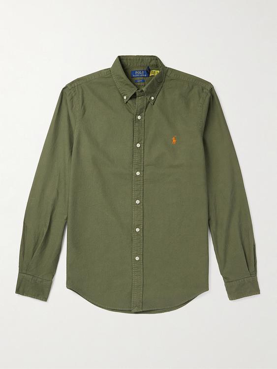 Green casual shirt from Polo Ralph Lauren