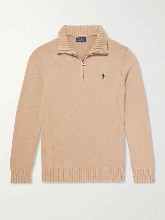 Taupe half-zip from Polo Ralph Lauren