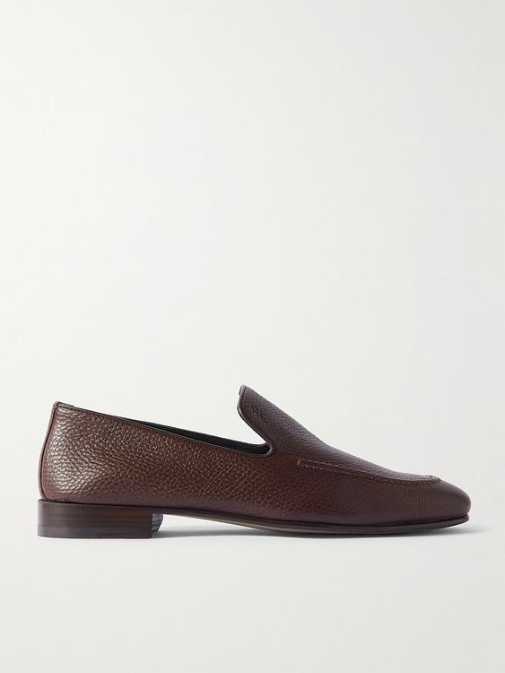 Dark brown loafers from Manolo Blahnik