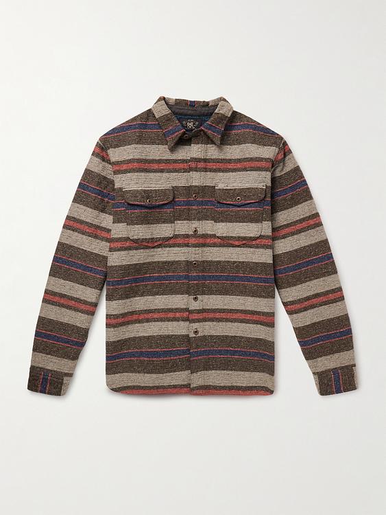Striped multicolor overshirt from RRL