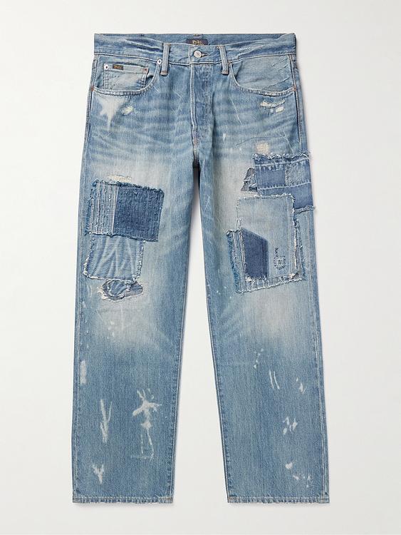Blue distressed jeans from Polo Ralph Lauren