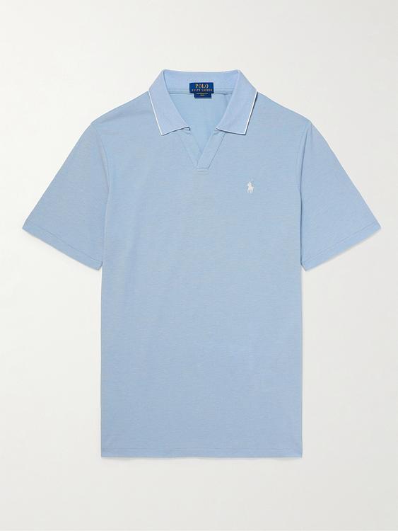 Light blue short sleeve polo shirt from Polo Ralph Lauren