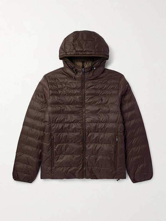 Dark brown down jacket from Polo Ralph Lauren