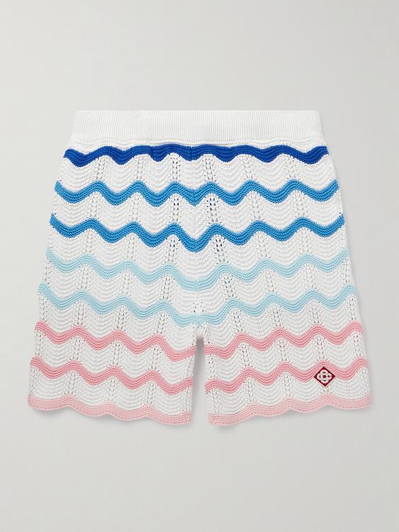 White sweatshorts from Casablanca