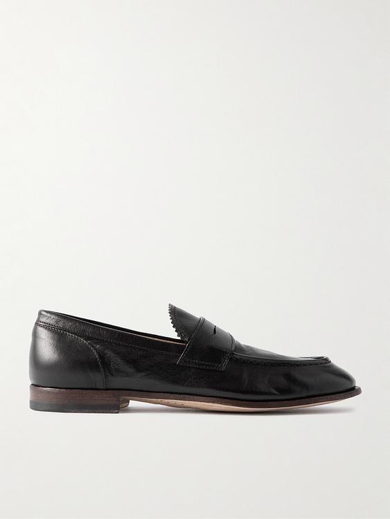 Black loafers from Officine Creative