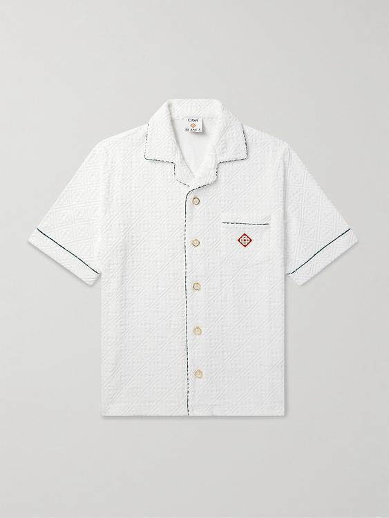 White short sleeve shirt from Casablanca
