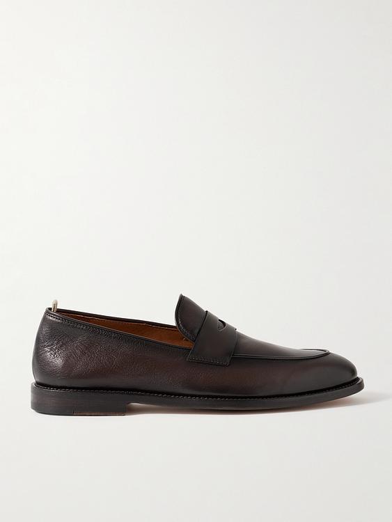 Black loafers from Officine Creative