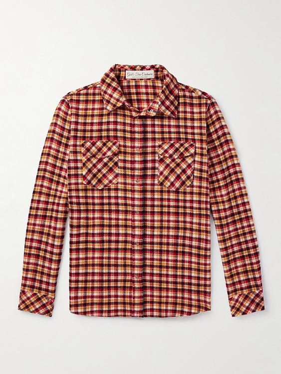 Checkered multicolor casual shirt from God's True Cashmere