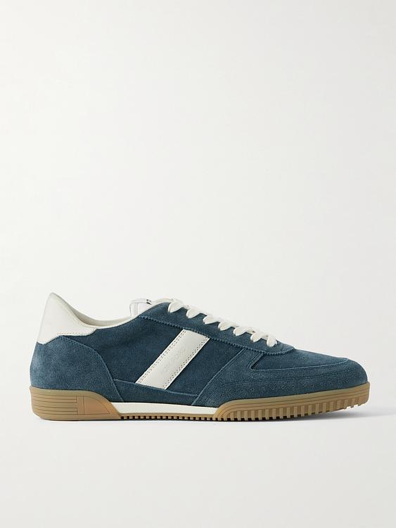 Dark blue sneakers from Tom Ford