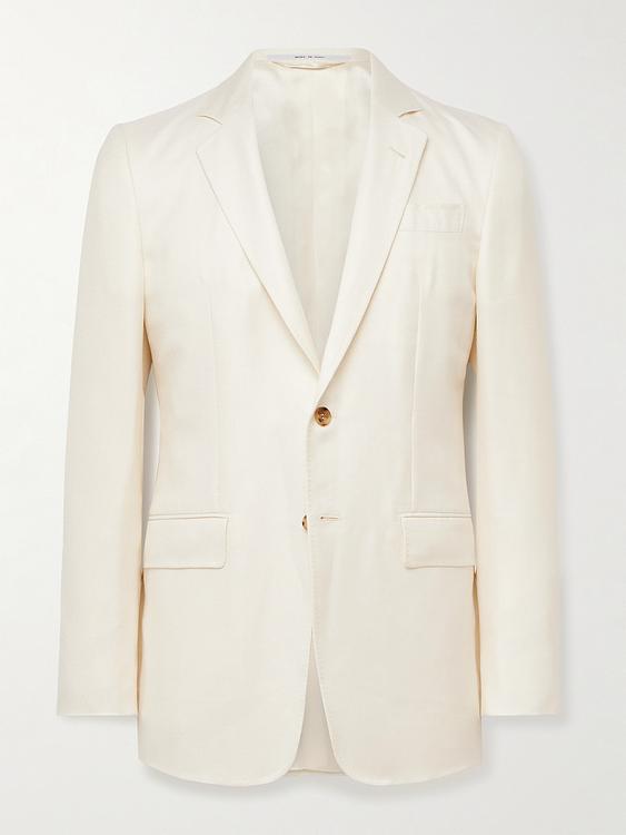 White suit jacket from Gabriela Hearst