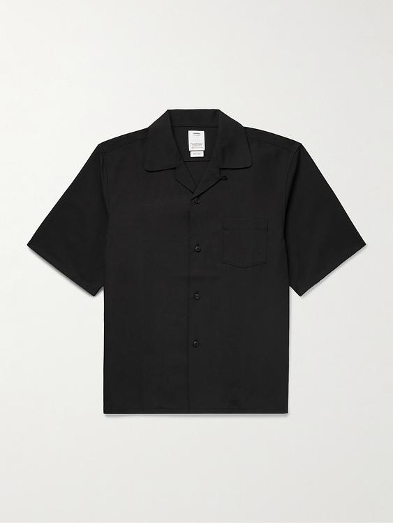 Black short sleeve polo shirt from Visvim