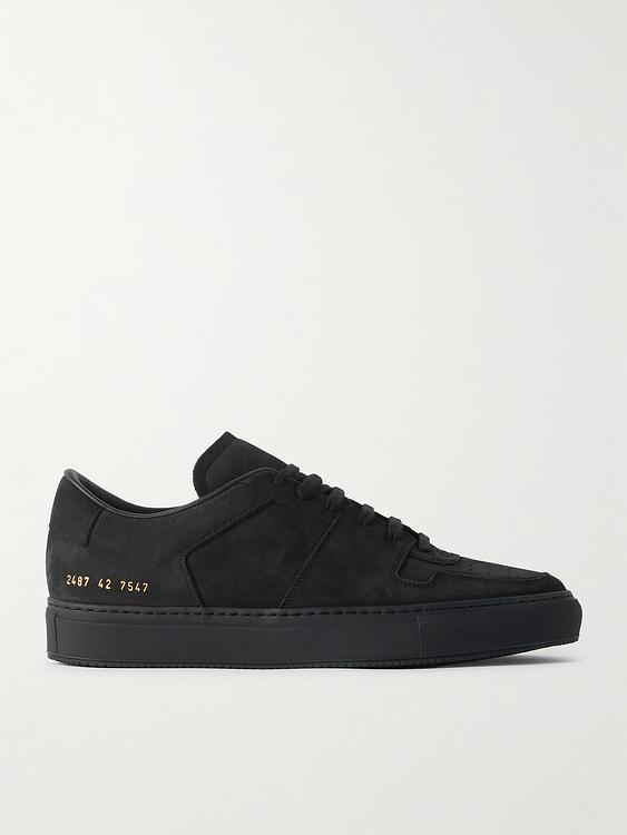 Black sneakers from Common Projects