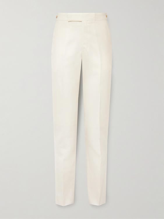 White formal trousers from Gabriela Hearst