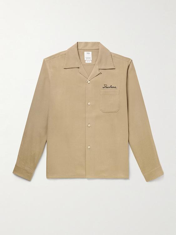 Taupe casual shirt from Visvim