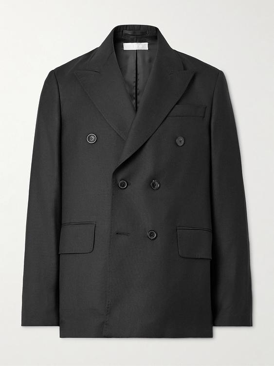 Dark grey double-breasted blazer from Our Legacy