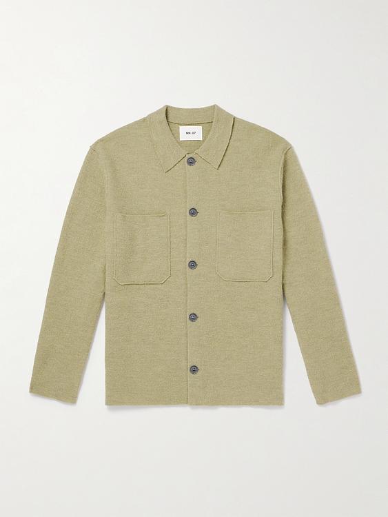 Taupe overshirt from NN07