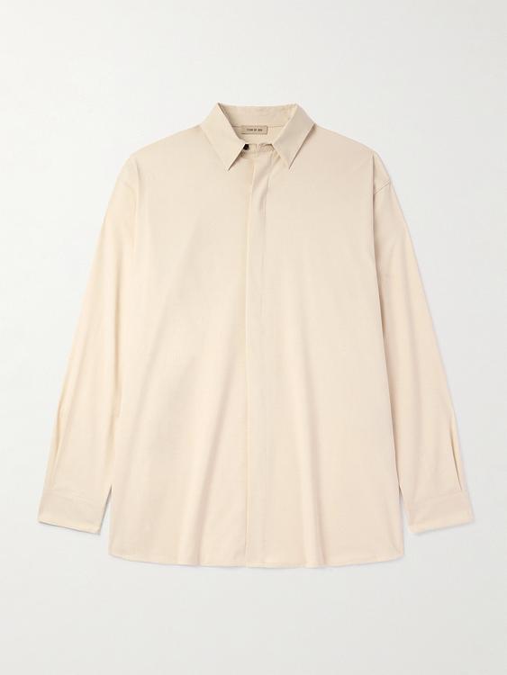 White long sleeve polo shirt from Fear Of God