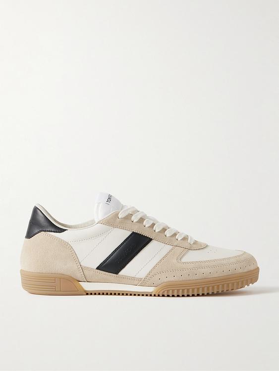 Print beige sneakers from Tom Ford