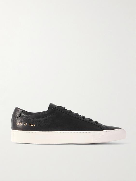 Black sneakers from Common Projects