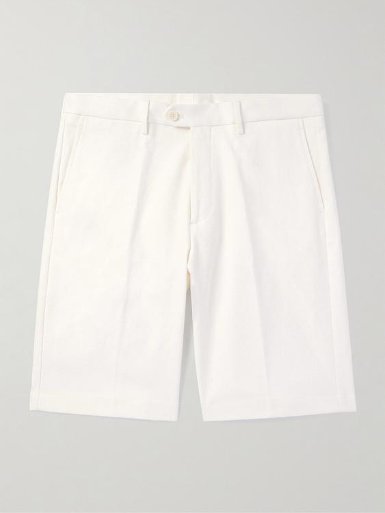 White chino shorts from Etro