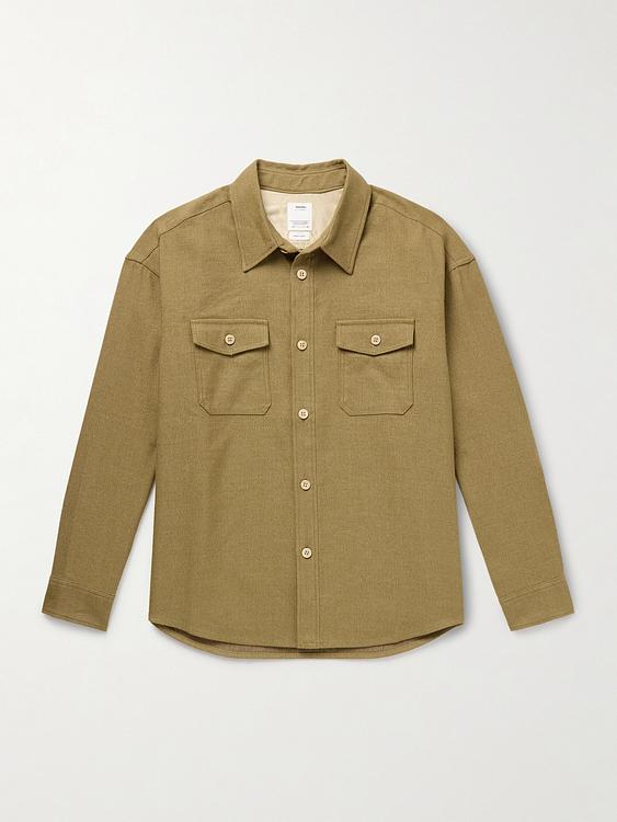 Brown overshirt from Visvim
