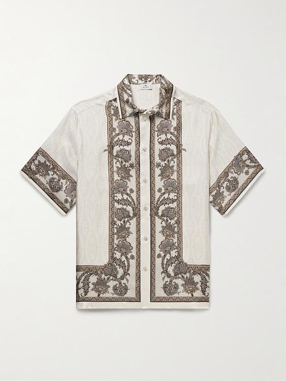 White short sleeve shirt from Etro
