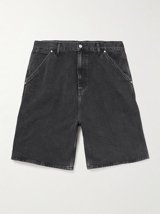 Dark grey chino shorts from Carhartt Wip