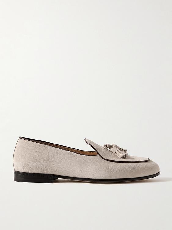 Beige loafers from Brunello Cucinelli