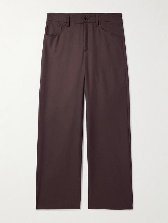 Dark brown casual trousers from Séfr