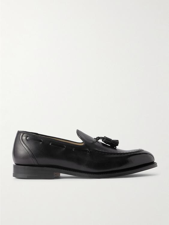Black loafers from Church's