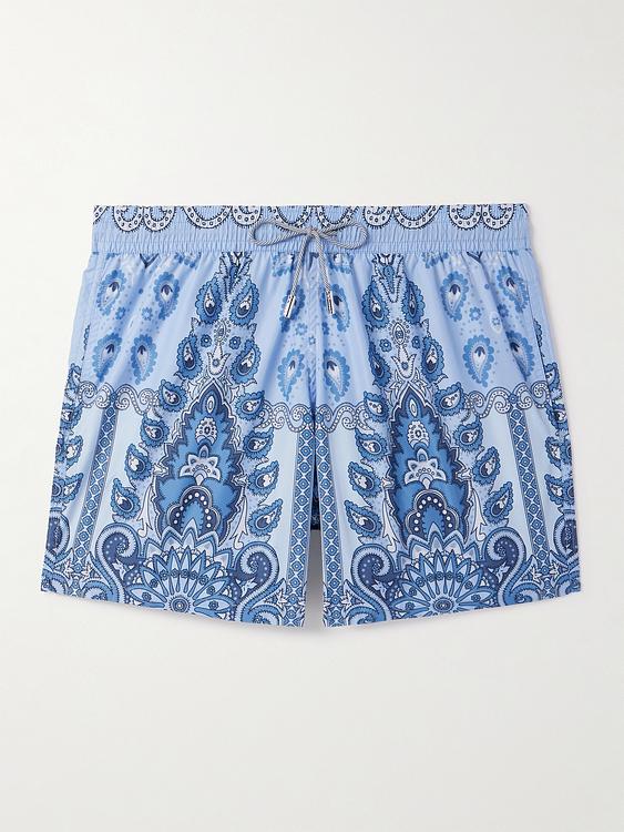 Light blue swim shorts from Etro