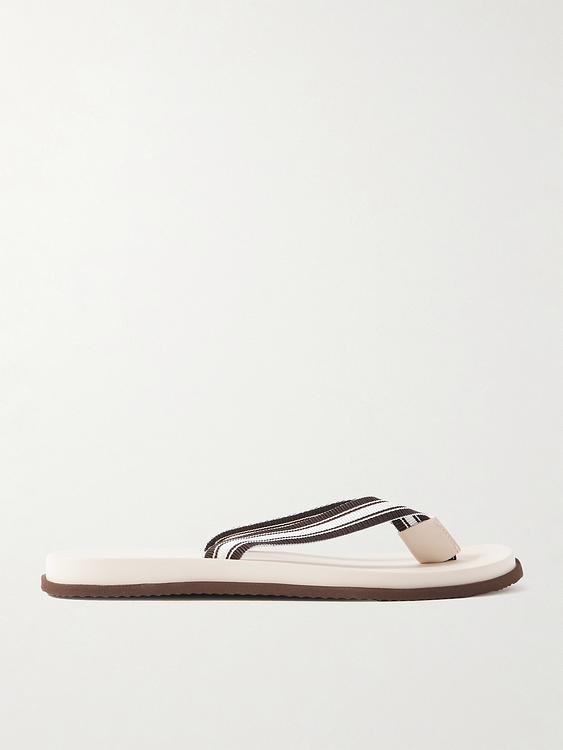 White sandals from Brunello Cucinelli