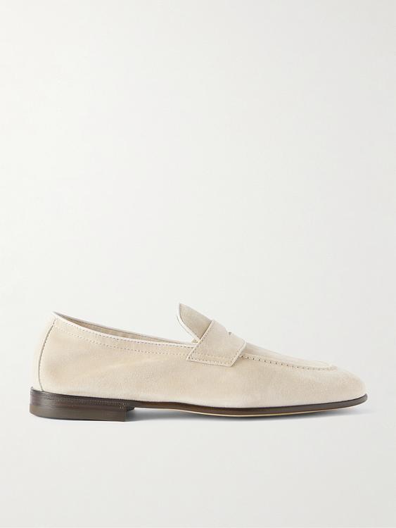Beige loafers from Brunello Cucinelli