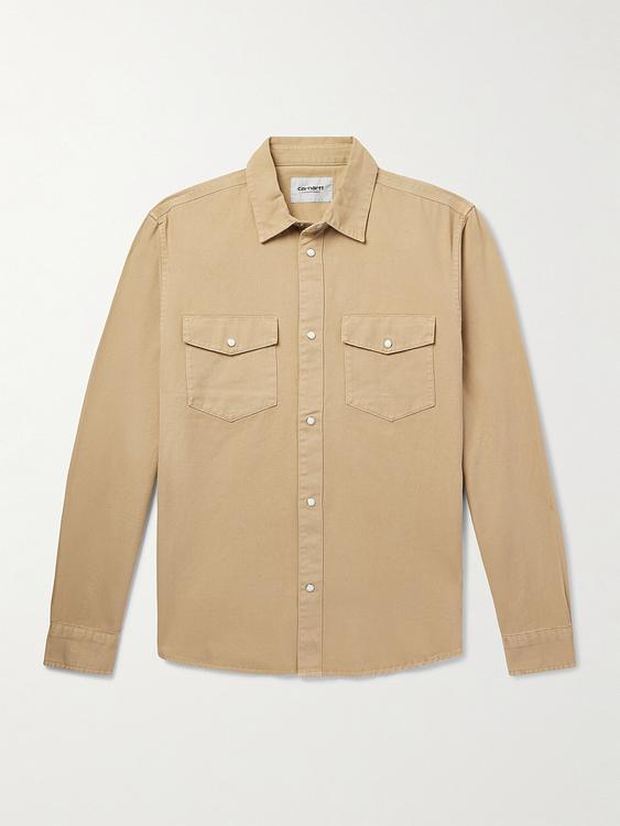 Taupe casual shirt from Carhartt Wip