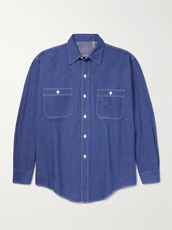 Blue casual shirt from Kaptain Sunshine