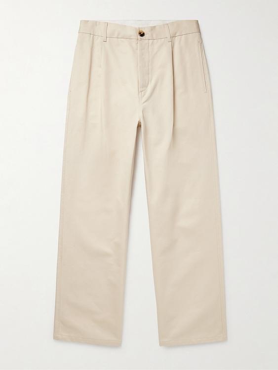Beige casual trousers from Marni