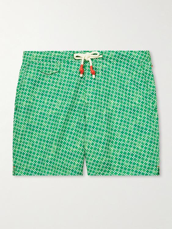 Green swim shorts from Orlebar Brown