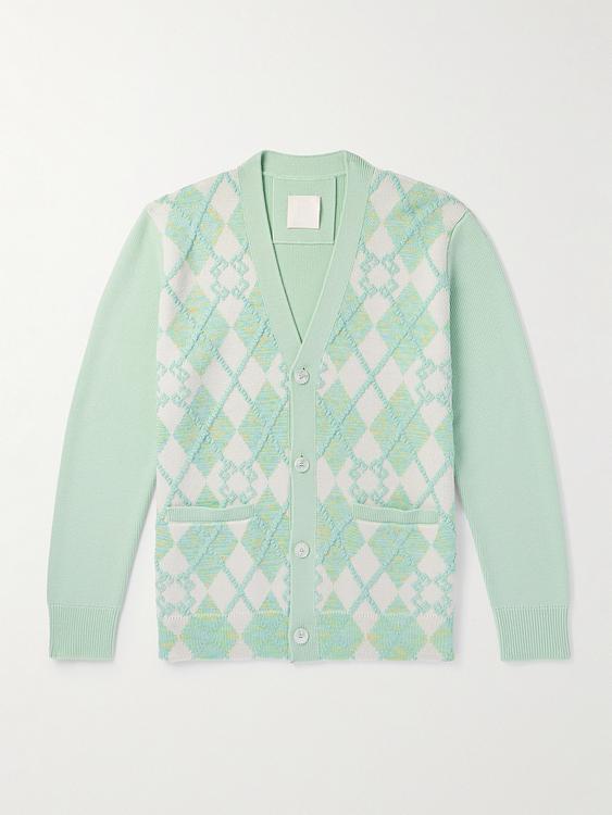 Light green cardigan from Givenchy