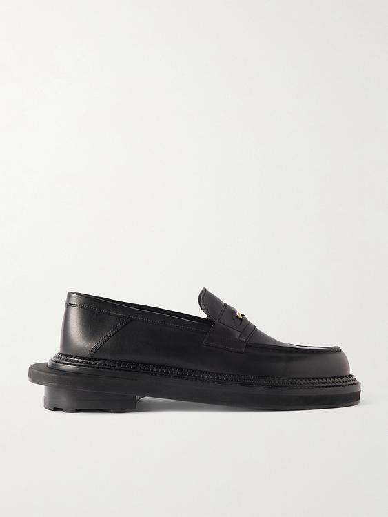 Black loafers from J.M. Weston